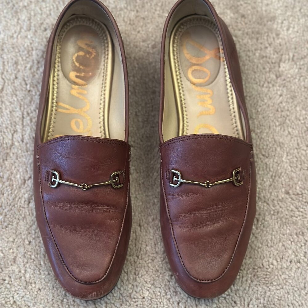 Sam Edelman | Terazzo Brown Leather Loraine Bit Loafers